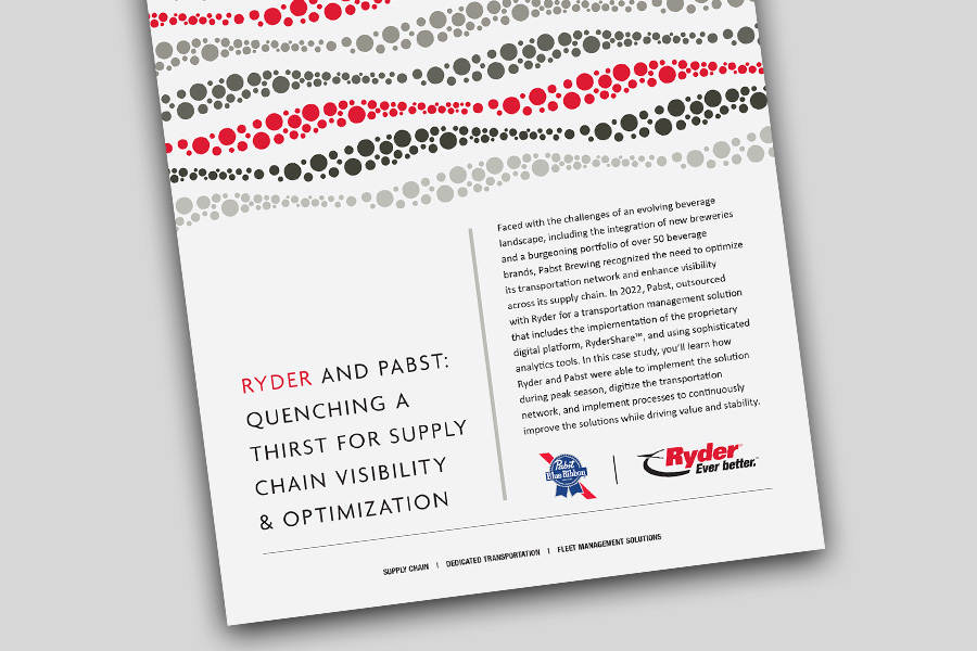 front cover of Ryder and Pabst case study